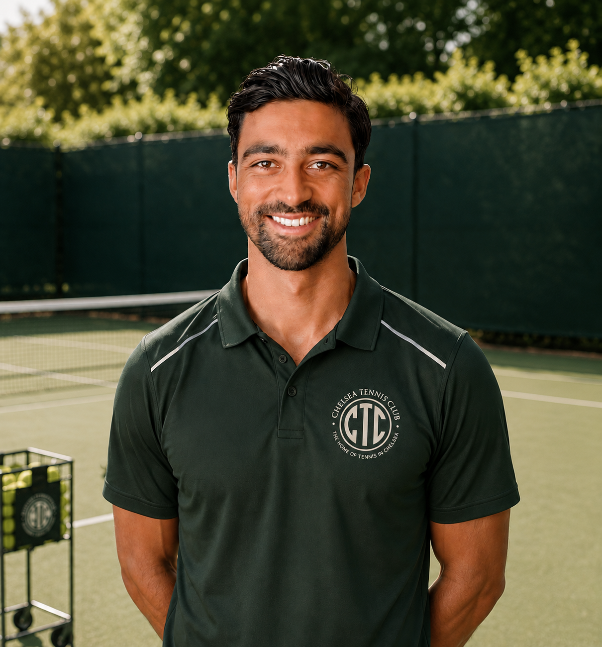 Alex Tromp, founder of Chelsea Tennis Club